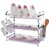 3 layer dish drainer rack stainless steel