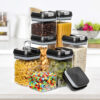 7pcs food storage boxes with lids airtight plastic food boxes for kitchen storage