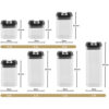 7pcs food storage boxes with lids airtight plastic food boxes for kitchen storage