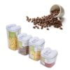 7pcs food storage boxes with lids airtight plastic food boxes for kitchen storage