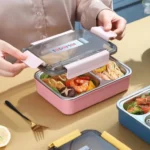 tedemei stainless 2 containers lunch box 750ml