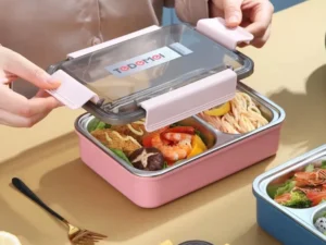 tedemei stainless 2 containers lunch box 750ml