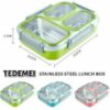 tedemeo 3 containers lunch box (1200 ml)