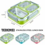 tedemeo 3 containers lunch box (1200 ml)